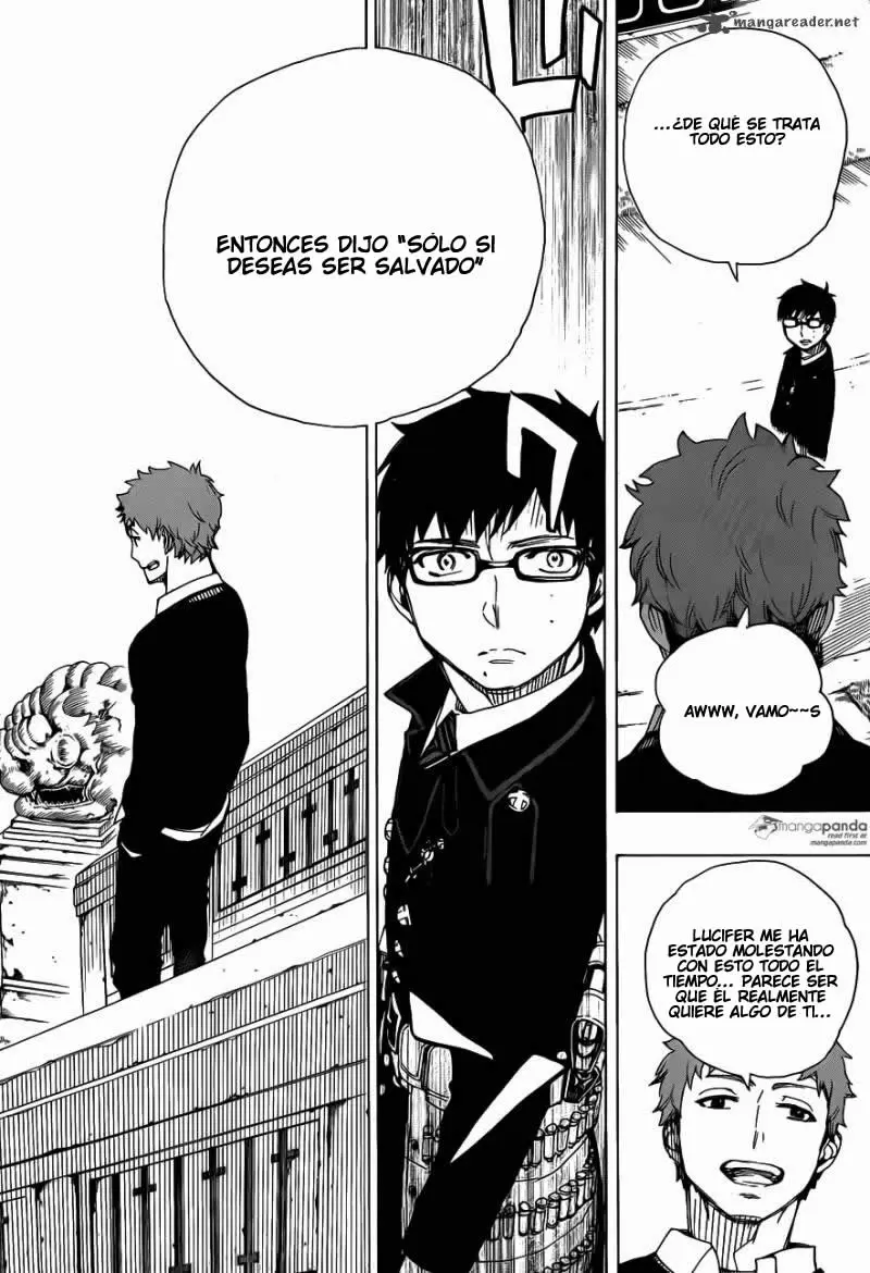 Ao no Exorcist capítulo 67, página 8