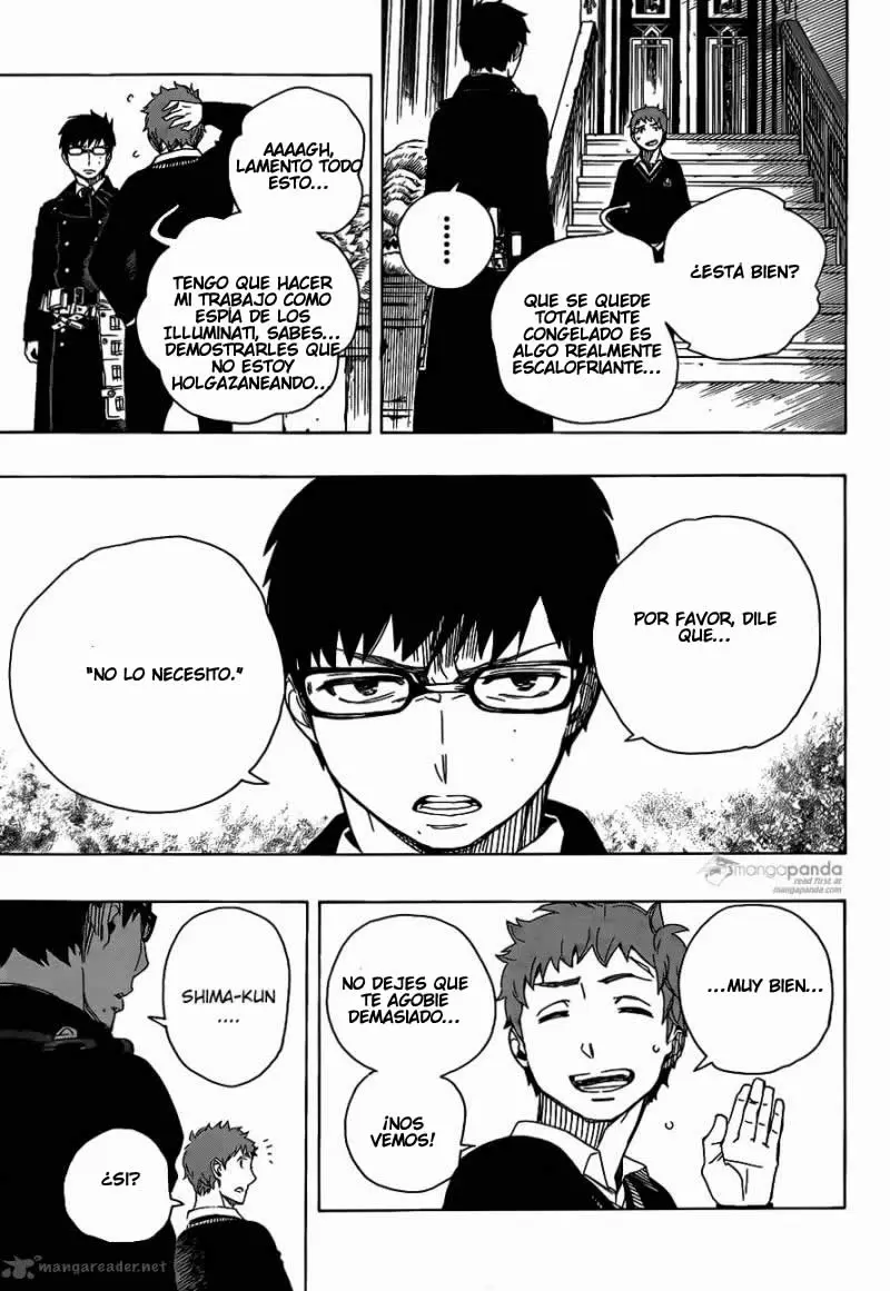 Ao no Exorcist capítulo 67, página 25