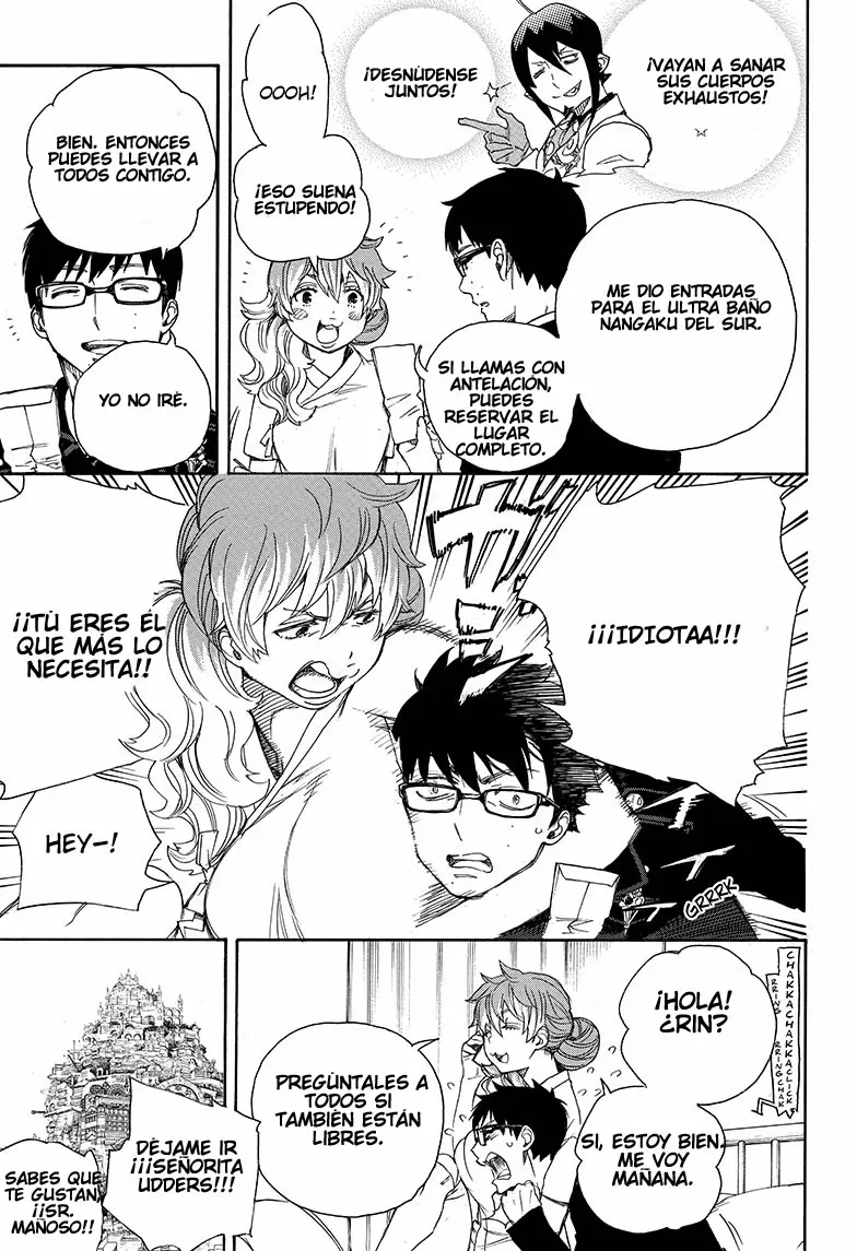 Ao no Exorcist capítulo 68, página 9