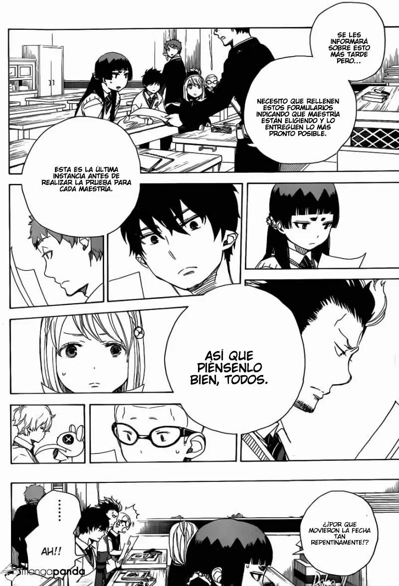 Ao no Exorcist capítulo 69, página 28