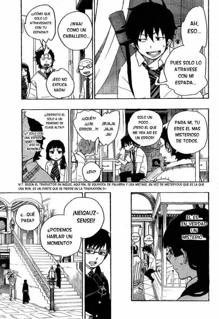 Ao no Exorcist capítulo 7, página 11