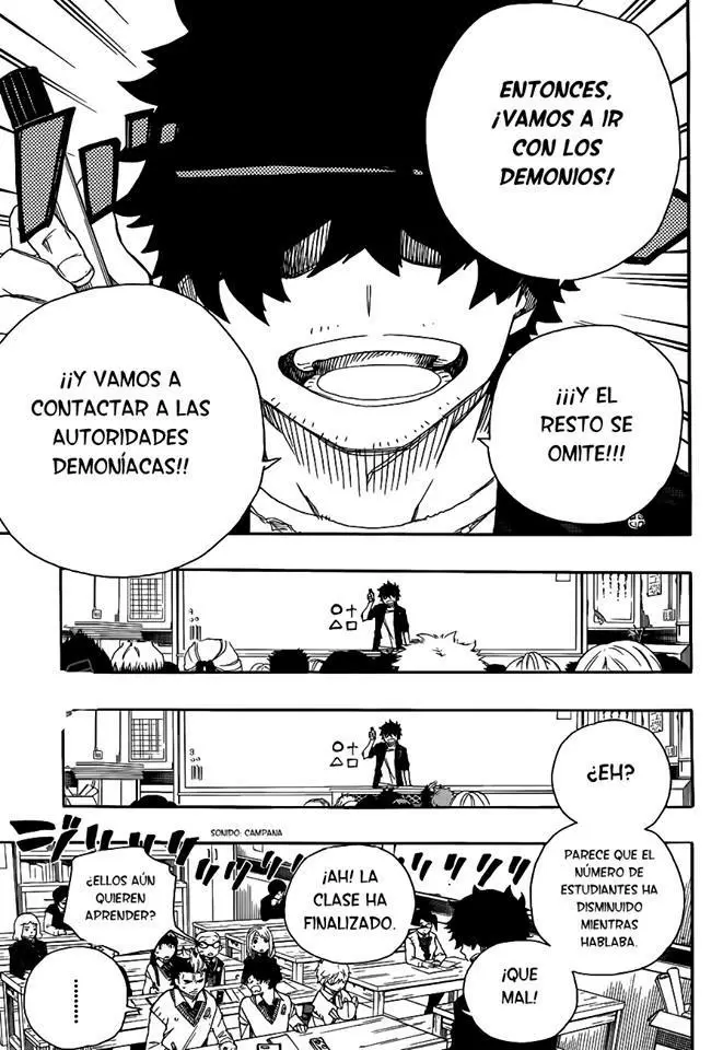 Ao no Exorcist capítulo 70, página 22