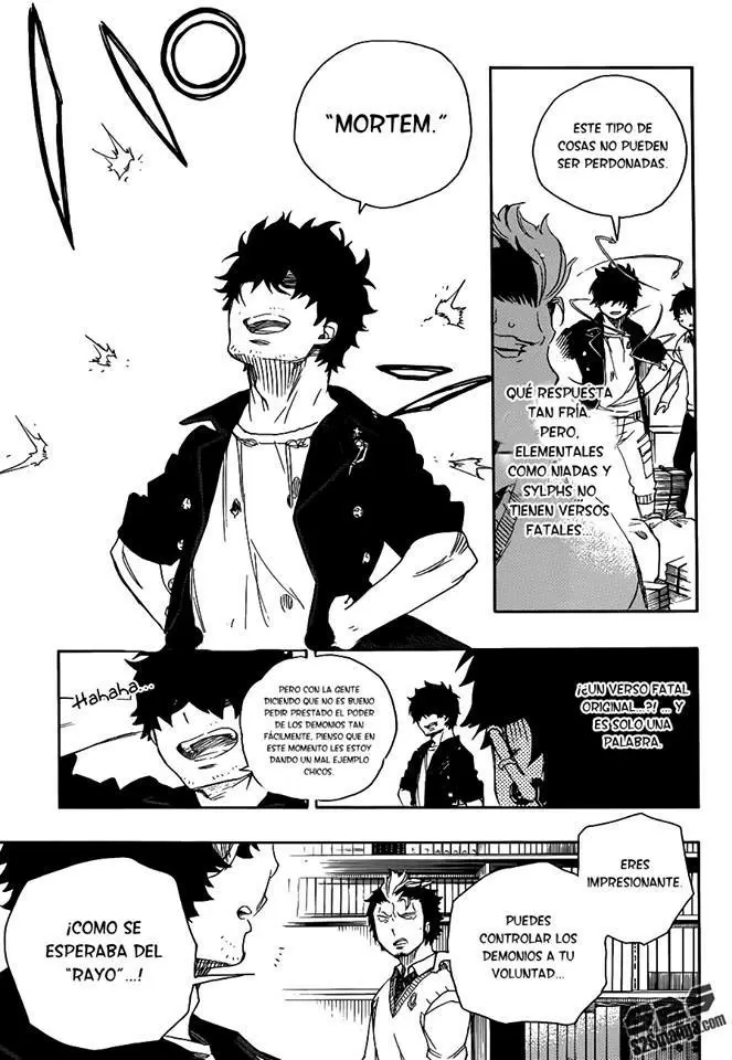 Ao no Exorcist capítulo 70, página 28