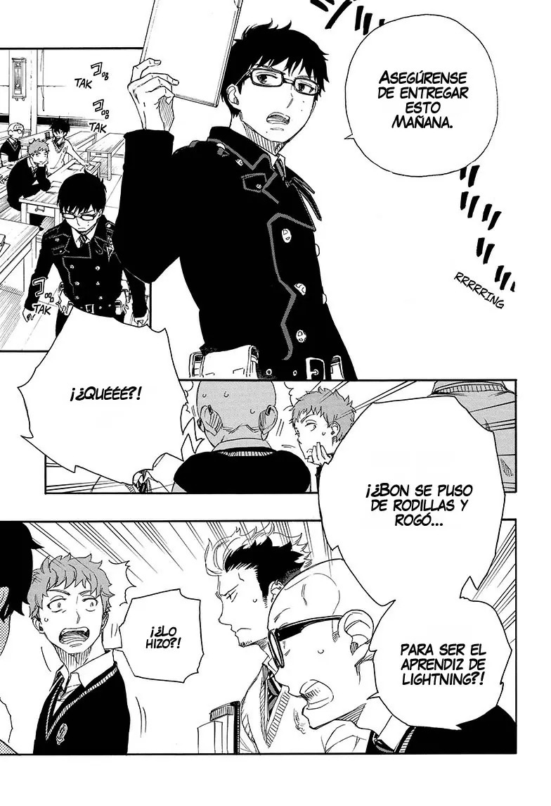 Ao no Exorcist capítulo 71, página 9