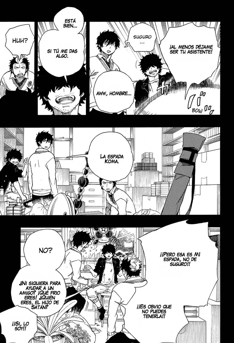 Ao no Exorcist capítulo 71, página 11