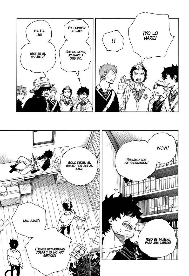 Ao no Exorcist capítulo 71, página 17