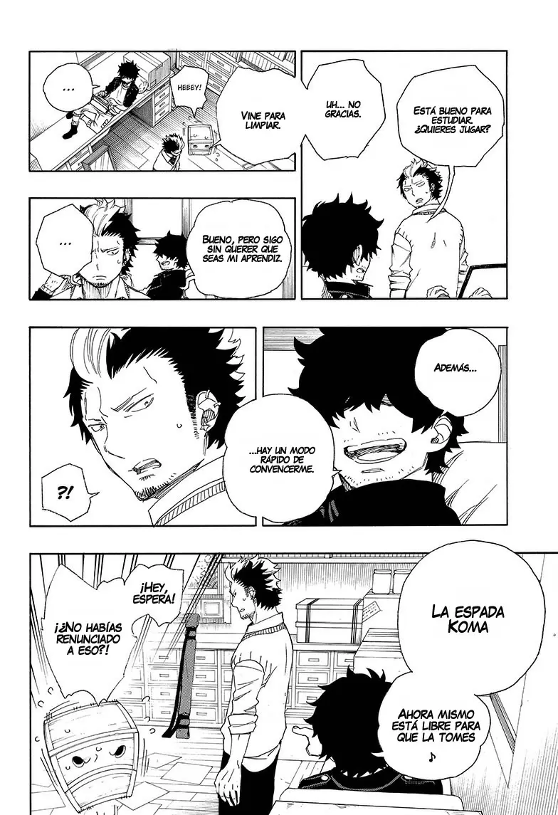 Ao no Exorcist capítulo 71, página 20