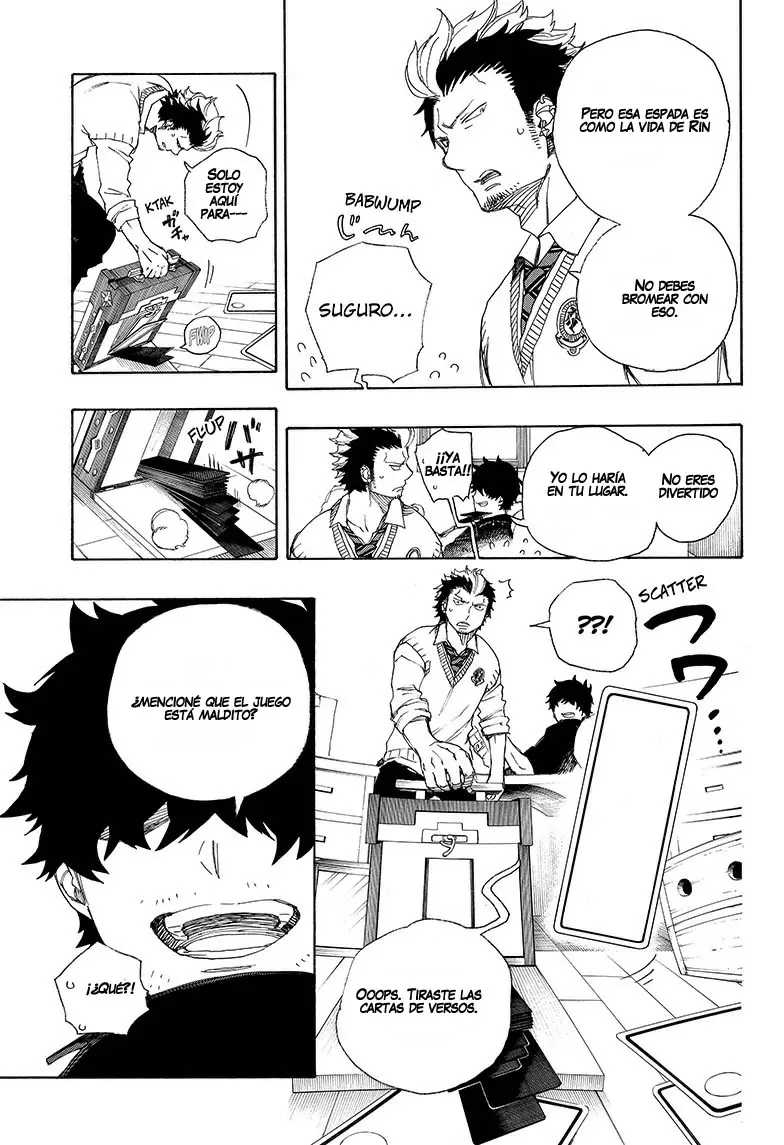 Ao no Exorcist capítulo 71, página 21