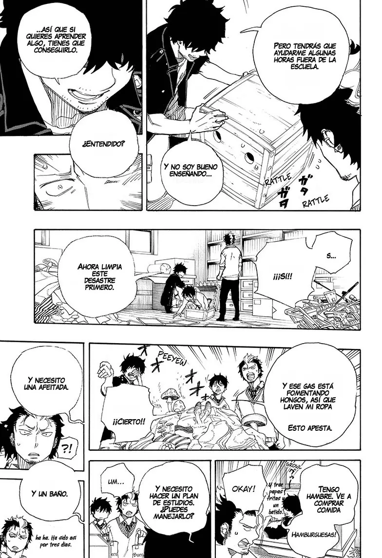 Ao no Exorcist capítulo 71, página 33