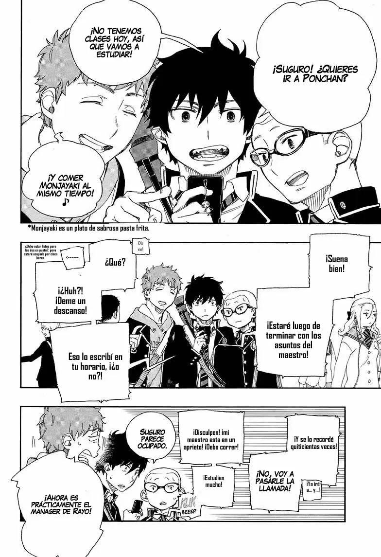 Ao no Exorcist capítulo 72, página 4