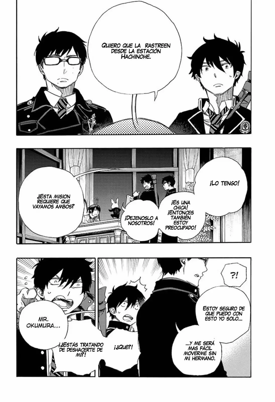 Ao no Exorcist capítulo 74, página 6