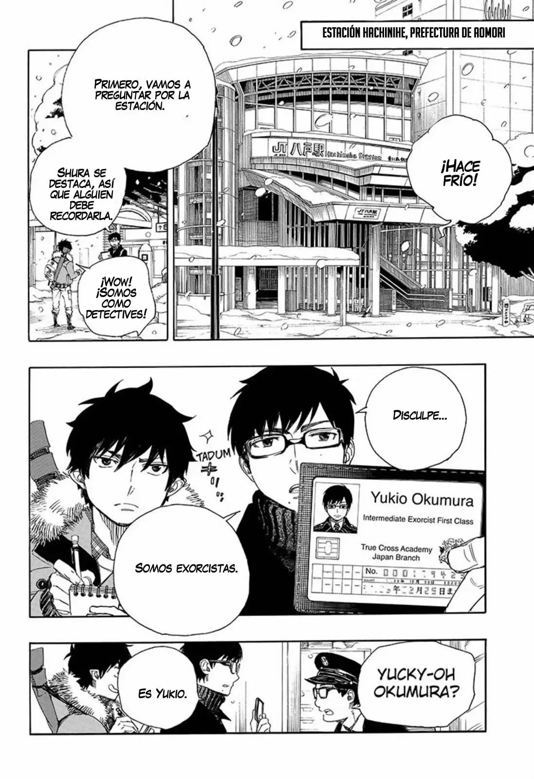 Ao no Exorcist capítulo 74, página 12