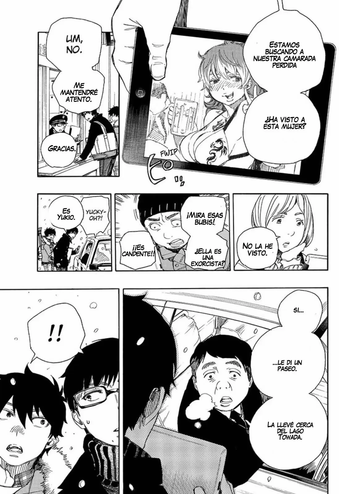 Ao no Exorcist capítulo 74, página 13