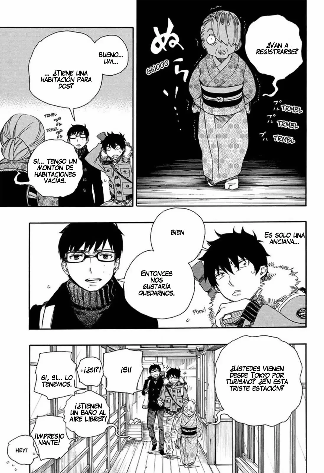 Ao no Exorcist capítulo 74, página 17
