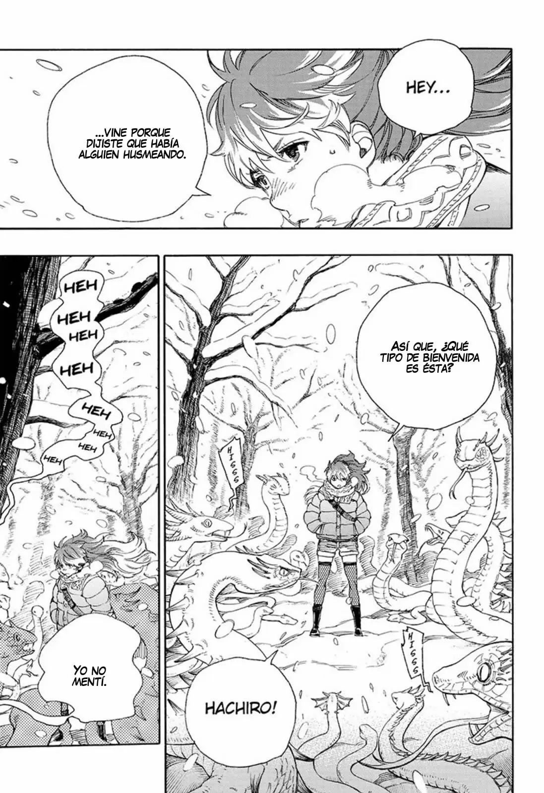 Ao no Exorcist capítulo 74, página 35