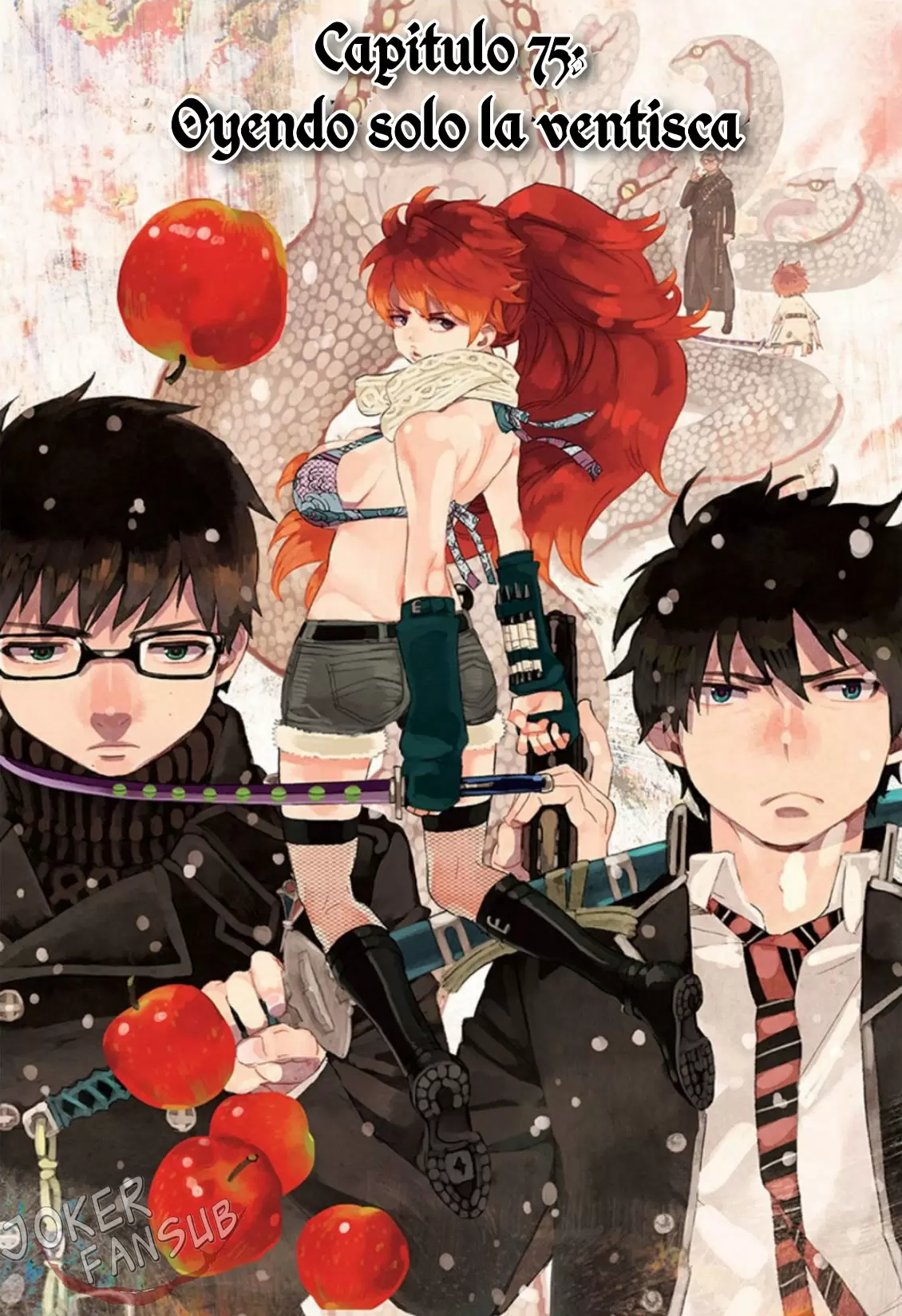 Ao no Exorcist capítulo 75, página 3