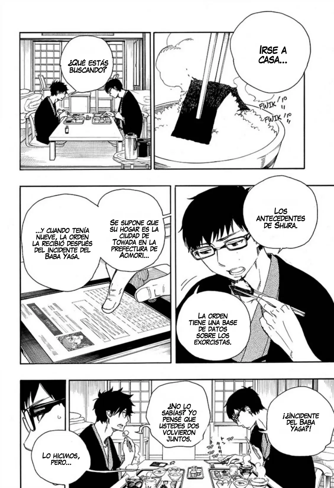 Ao no Exorcist capítulo 75, página 5
