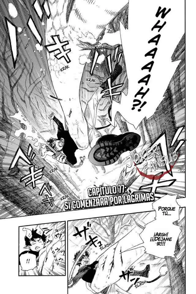 Ao no Exorcist capítulo 77, página 3