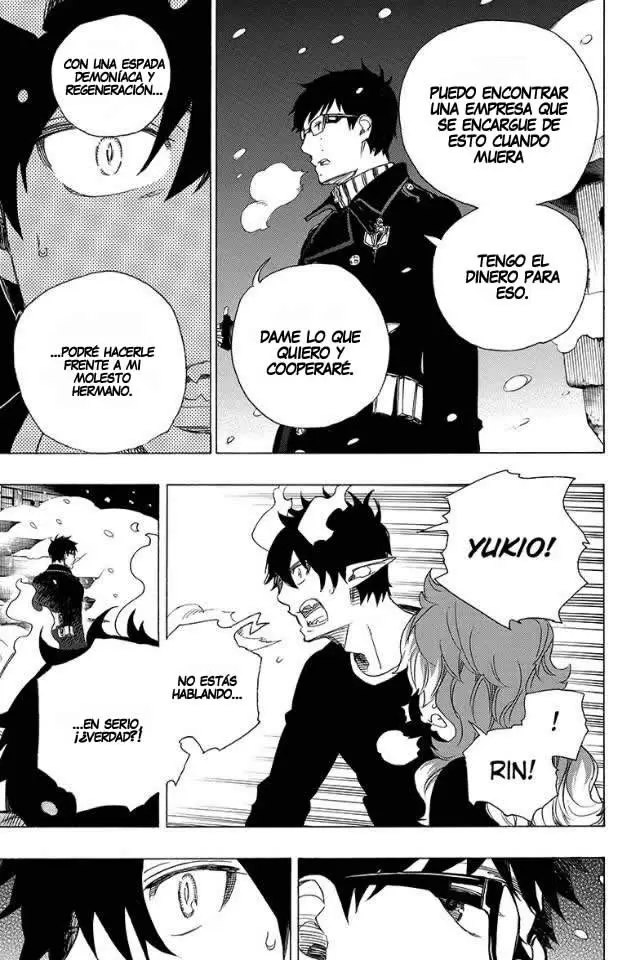 Ao no Exorcist capítulo 77, página 21