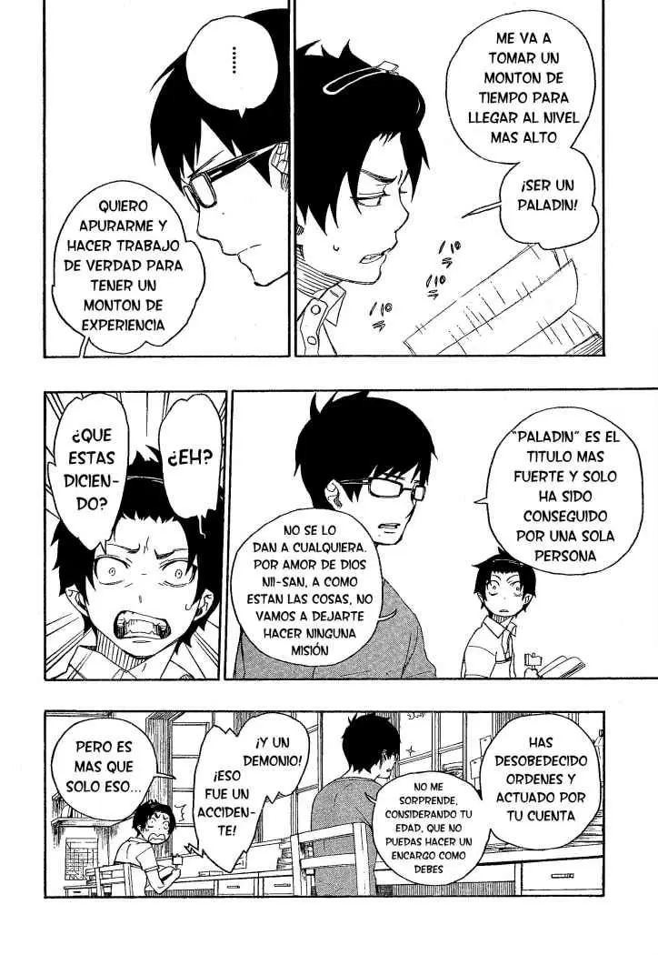 Ao no Exorcist capítulo 8, página 8