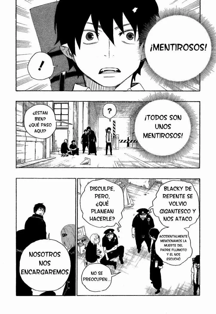 Ao no Exorcist capítulo 8, página 18