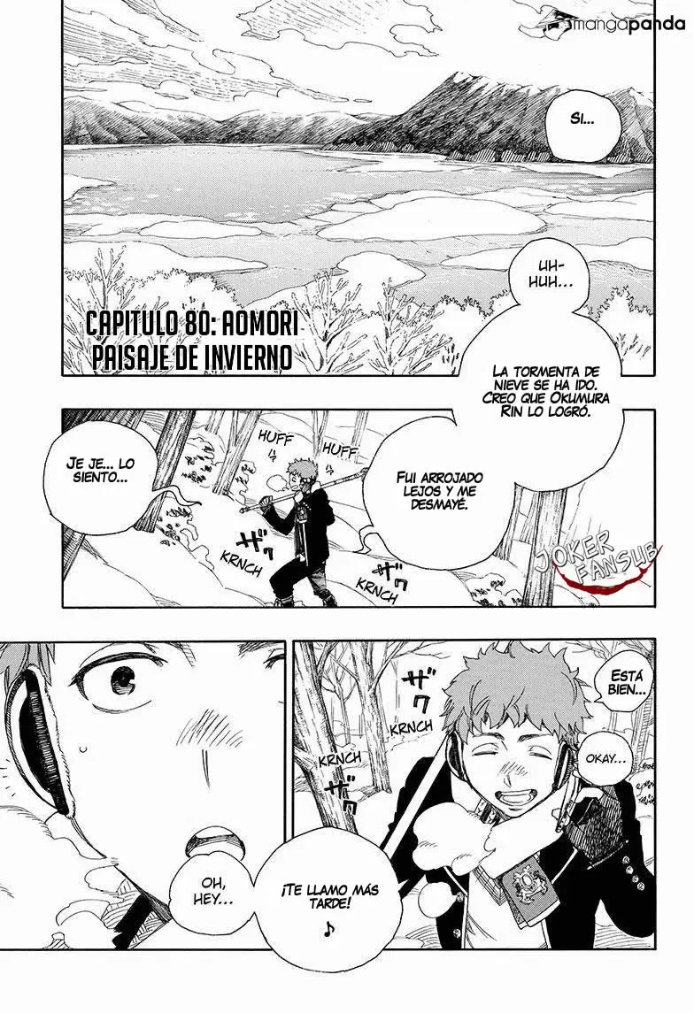 Ao no Exorcist capítulo 80, página 5