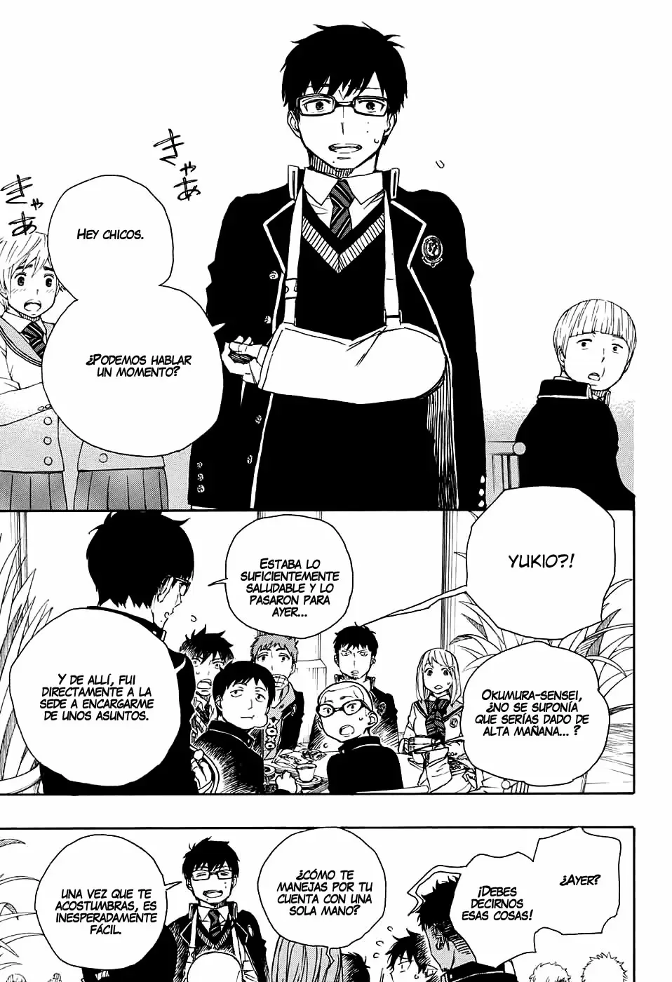 Ao no Exorcist capítulo 84, página 11