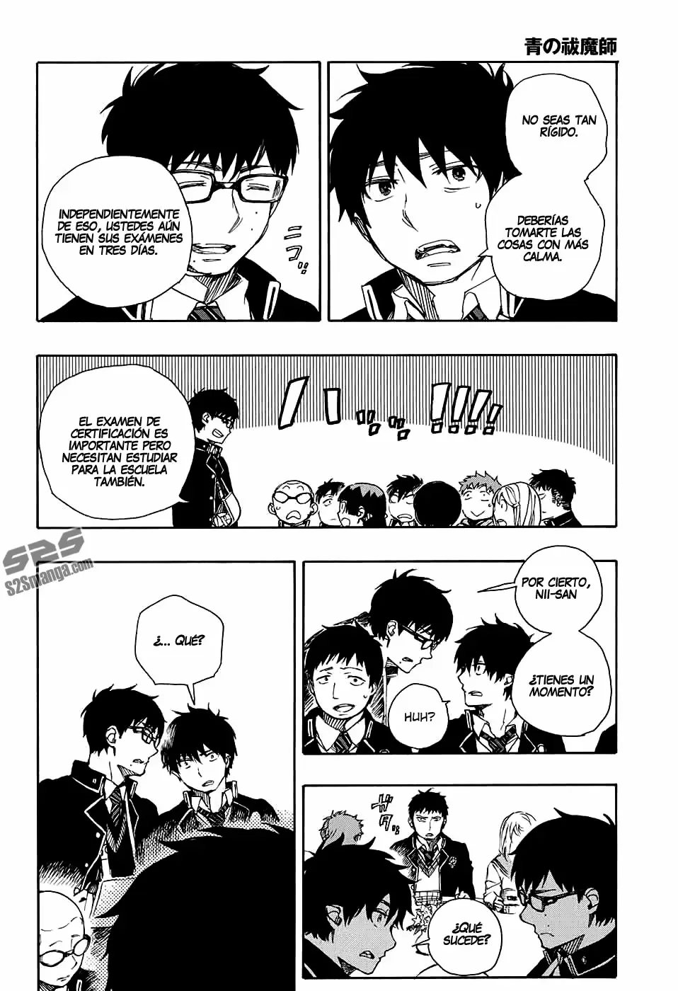 Ao no Exorcist capítulo 84, página 12