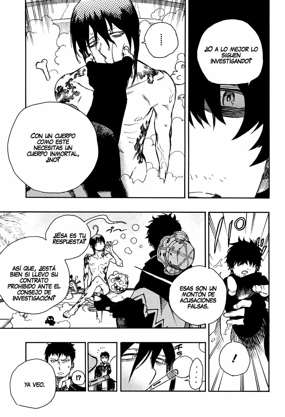 Ao no Exorcist capítulo 84, página 17