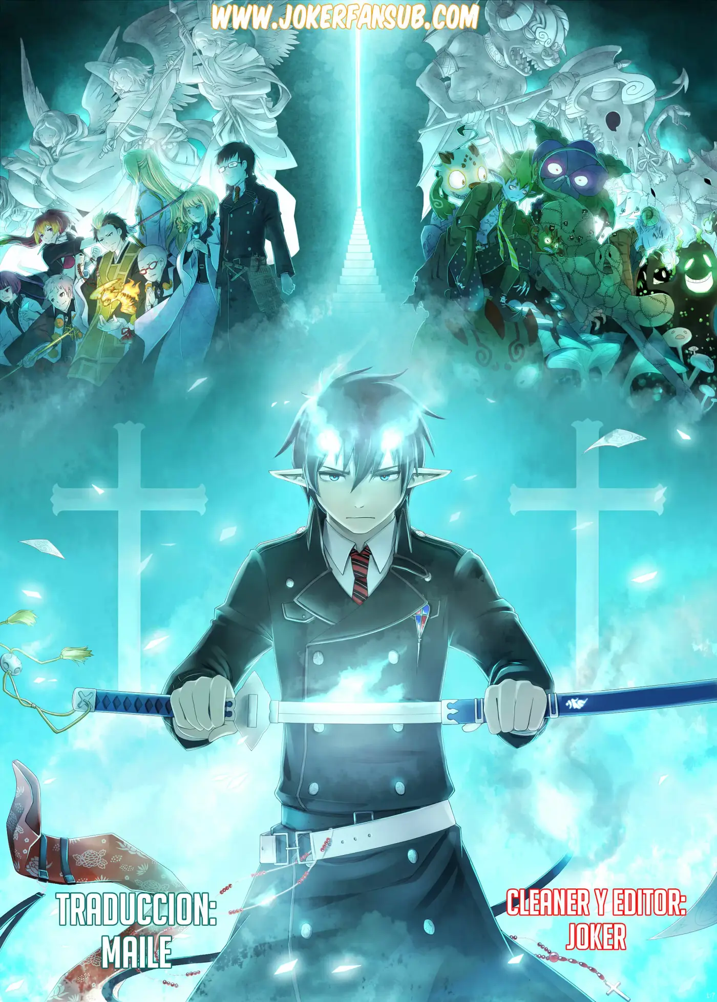 Ao no Exorcist capítulo 85, página 2