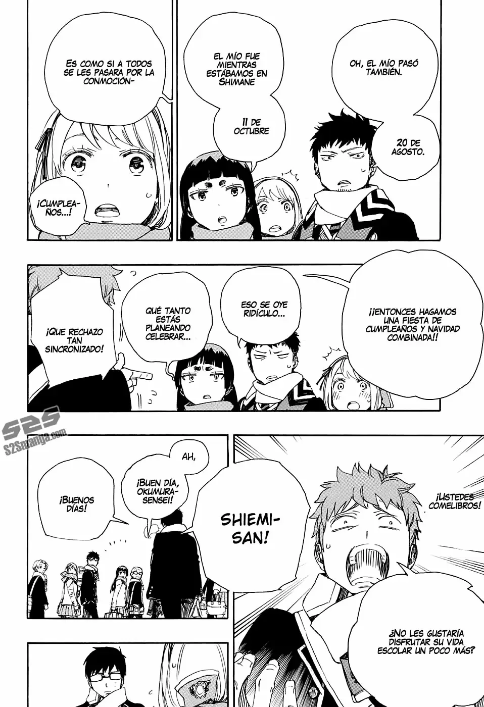 Ao no Exorcist capítulo 87, página 32