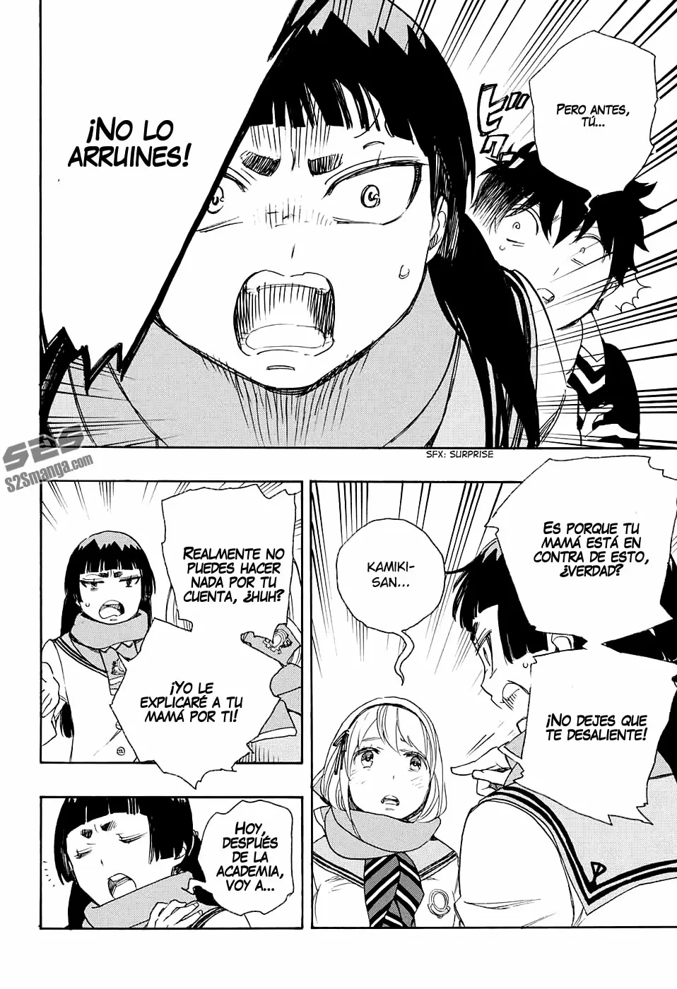 Ao no Exorcist capítulo 87, página 34