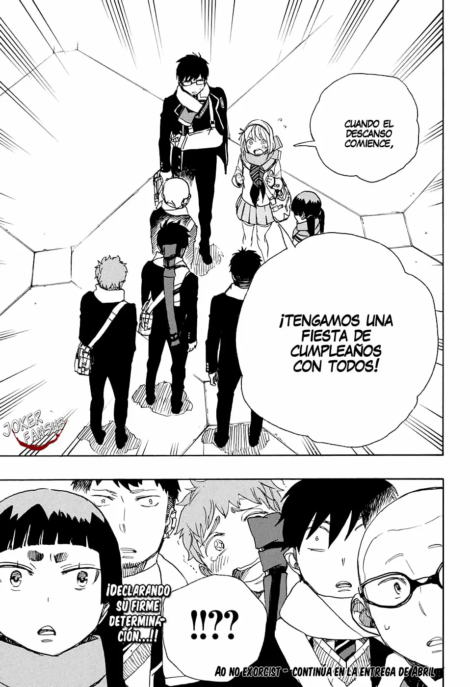 Ao no Exorcist capítulo 87, página 37