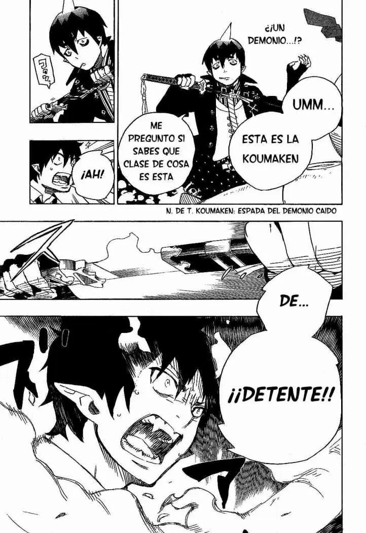 Ao no Exorcist capítulo 9, página 19