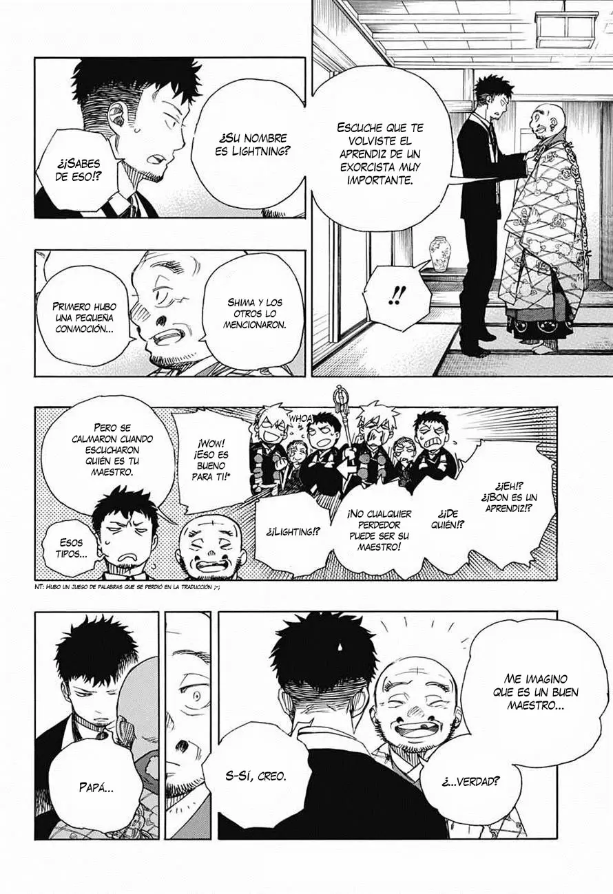 Ao no Exorcist capítulo 91, página 6