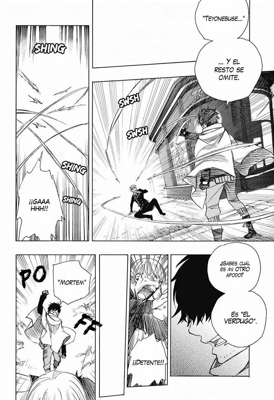 Ao no Exorcist capítulo 91, página 18