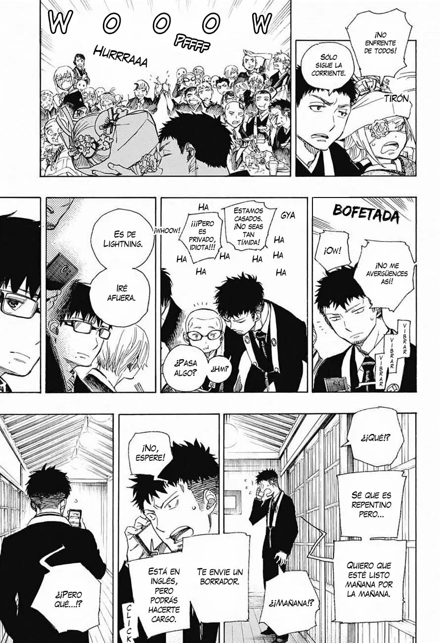 Ao no Exorcist capítulo 91, página 27