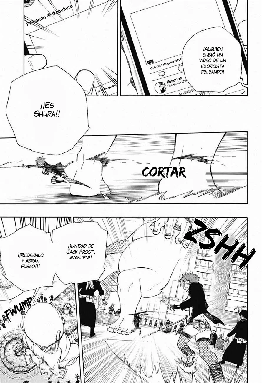 Ao no Exorcist capítulo 92, página 9