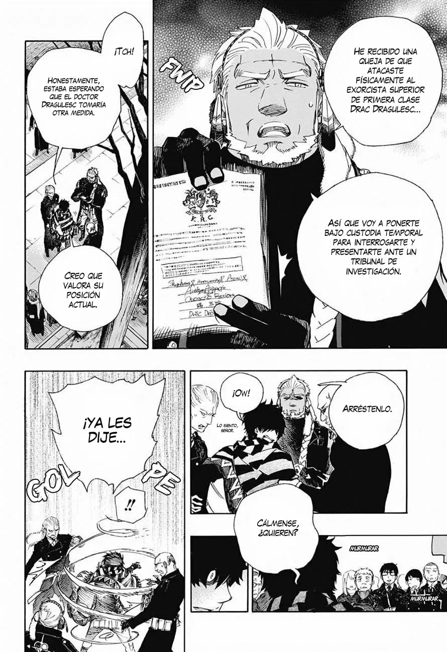 Ao no Exorcist capítulo 92, página 27