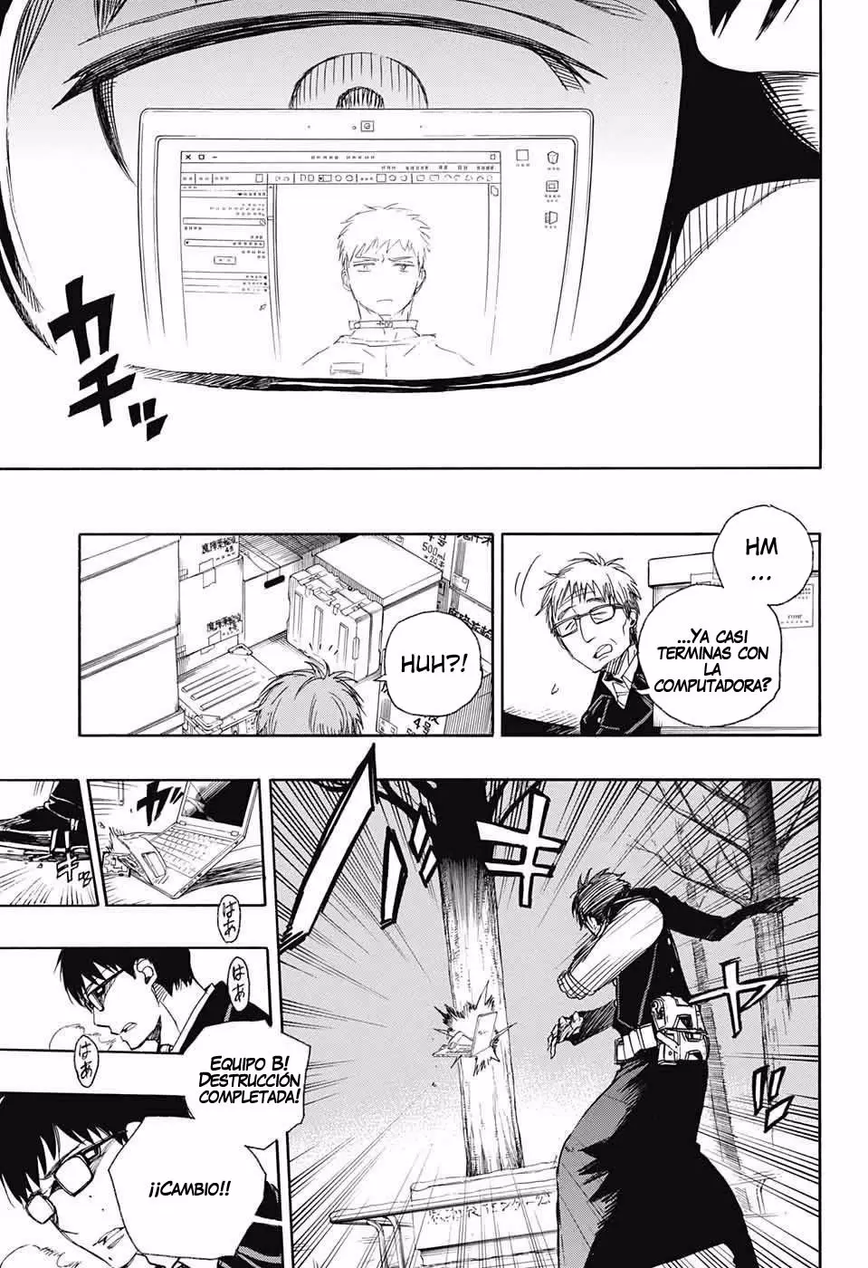 Ao no Exorcist capítulo 93, página 4