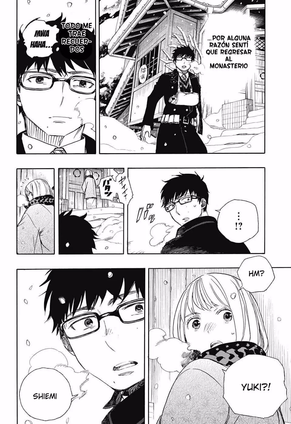 Ao no Exorcist capítulo 93, página 14