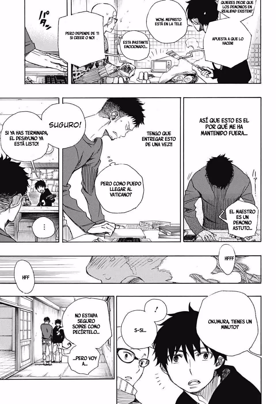 Ao no Exorcist capítulo 93, página 28