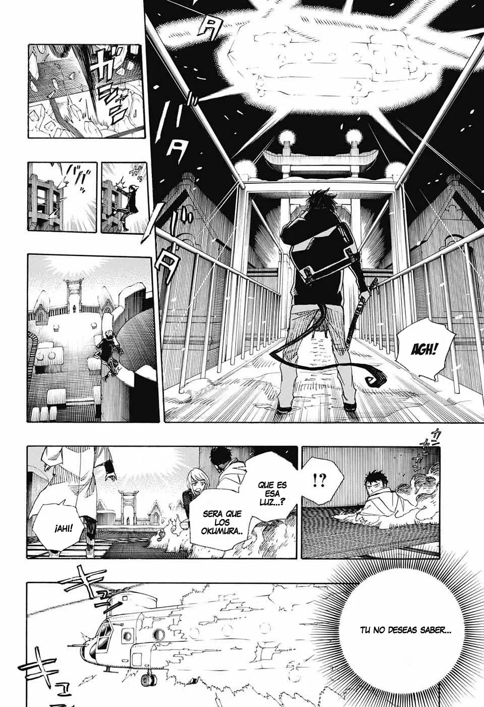 Ao no Exorcist capítulo 96, página 14