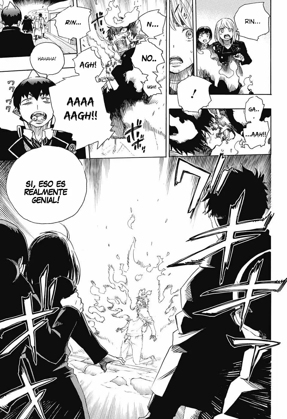 Ao no Exorcist capítulo 97, página 17