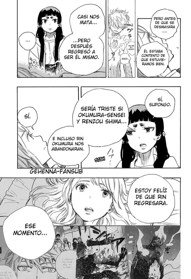 Ao no Exorcist capítulo 99.5, página 5