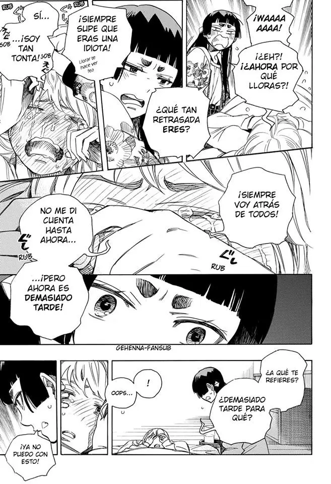 Ao no Exorcist capítulo 99.5, página 9