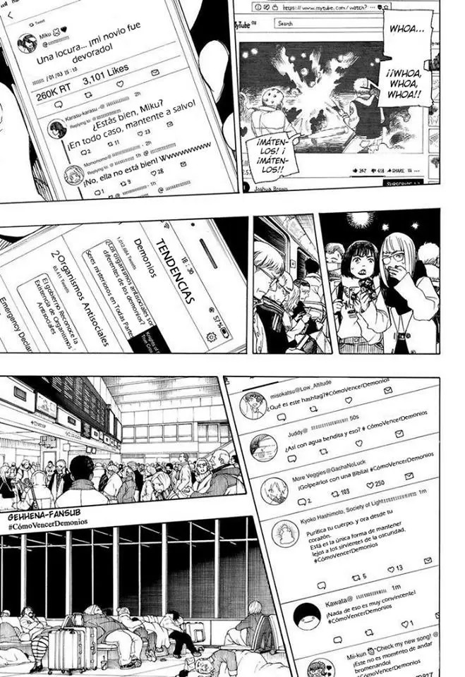 Ao no Exorcist capítulo 99, página 14