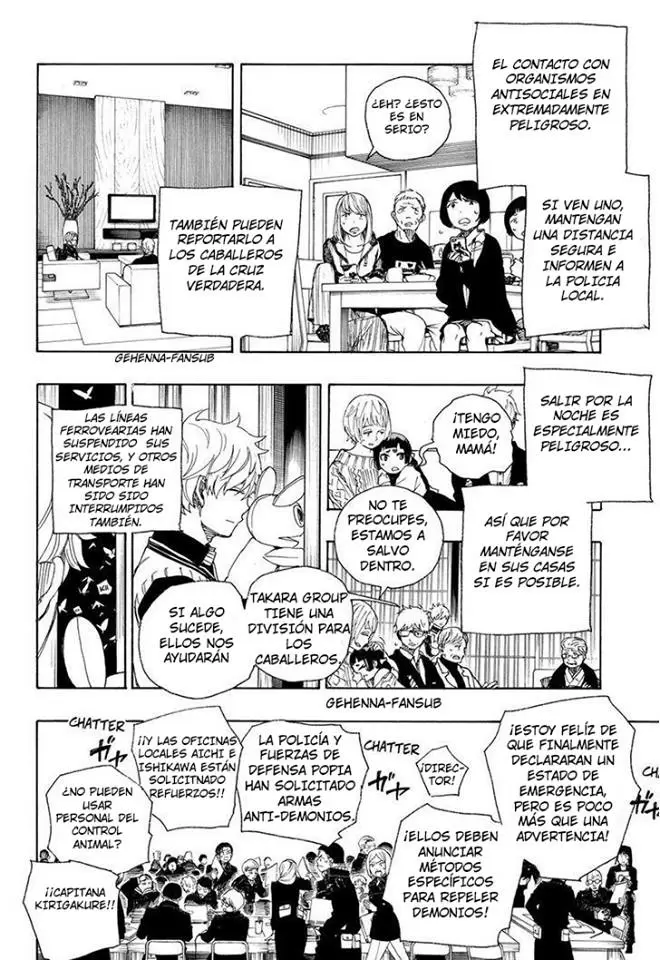 Ao no Exorcist capítulo 99, página 19