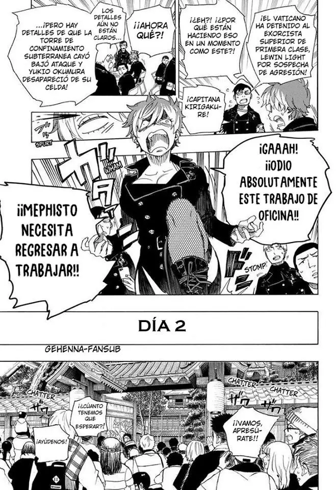 Ao no Exorcist capítulo 99, página 20