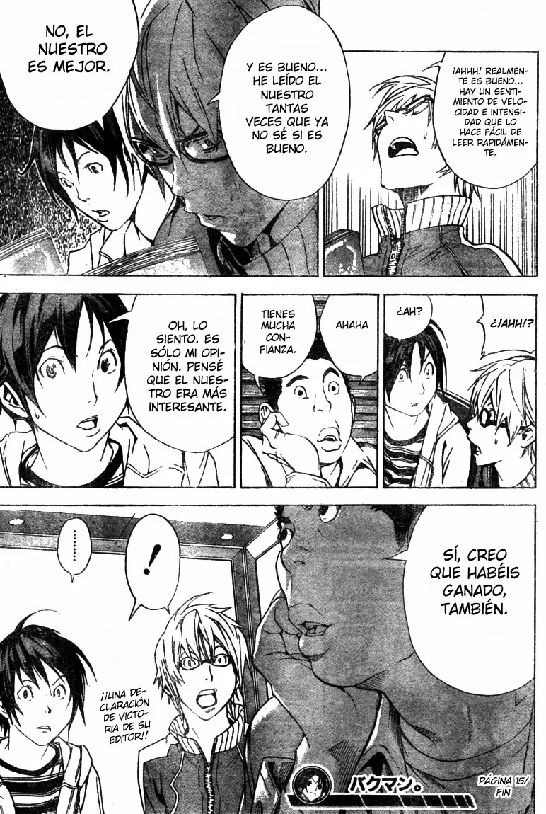 Bakuman capítulo 15, página 19